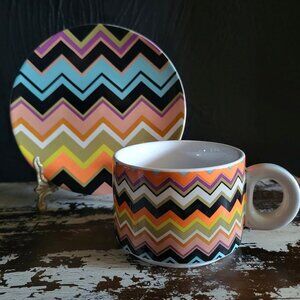 Missoni for Target Espresso Zig Zag Cup and Saucer